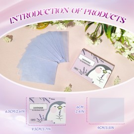 BOROLA Oil Blotting Paper for Face 200 Sheets, Soft Absorbing Pads for Face Shine Control, Portable Oil Absorbing Tissues for All Skin Types, Compact Beauty Accessory for Men & Women(Purple)