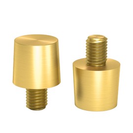 Battery Terminal Connector, Solid Brass Auto Battery Post Terminals Post Adapters for M8 Top or Side Post Thread Terminal Charging Post Extender Adaptor