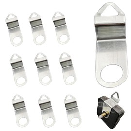 Luoyuanjia 10 Pcs Clock Movement Replacement Kit Clock Repair Kit Clock Replacement Hook Clock Parts Metal s Hooks Replacement Clock Hook for Wall Clock Hooks Quartz Clock