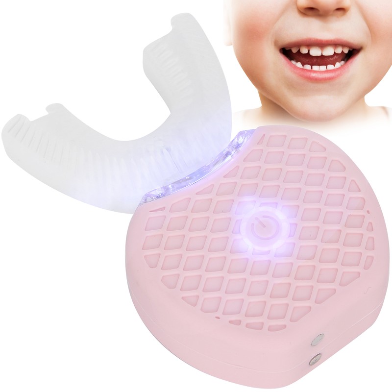 UShape Electric Toothbrush Teeth Whitening Silicone Automatic Massage Toothbrush for