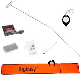 Lumintrail Steck Manufacturing Big Easy Deluxe Kit, Big Easy Glo with Easy Wedge Kit with Carrying Case, Emergency Car Kit, Bundle with a Keychain