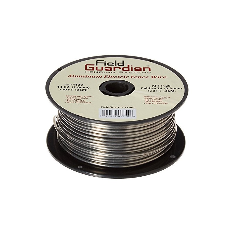 Field Guardian 14-Guage Aluminum Wire, 120-Feet