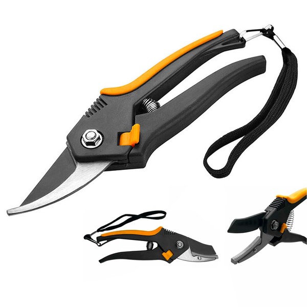 Avilia Pruning Shears with Spring Bypass System - 200mm Blade