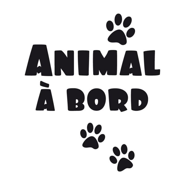 Sticker Animal A Bord (J0137)