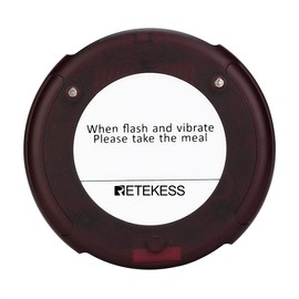 Retekess TD163 Single Buzzer,Max 998 Beepers,31 Prompt Modes,Compatible Pager for Restaurant,Resorts,Church,Food Court