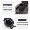 4 Pcs Auto Flip Lid Replacement for Wide Mouth, Bubba