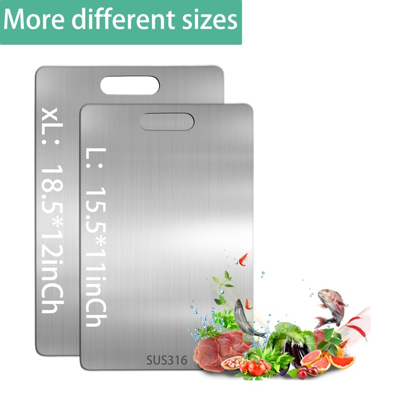 Stainless Steel Cutting Boards Kitchene,Large Size 316 Stainless Steel Cutting