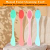 YUXIANLB 4 Pcs Facial Cleansing Brush Silicone Face Mask Brush
