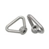 4 Pack M10 Ring Nuts, 304 Stainless Steel Triangle Eye