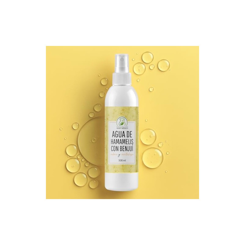 Agua De Hamamelis Con Benjuí Hidratante Facial 500 Ml Productos