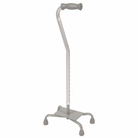 PCP Quad Cane, Adjustable Height, Sturdy Base, Large Base