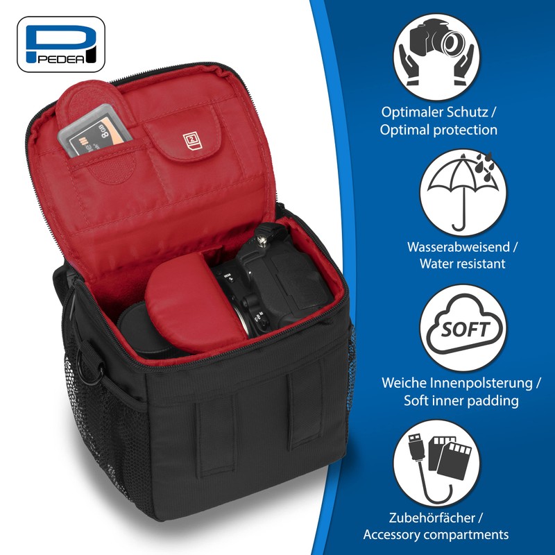 PEDEA Camera Bag for Sony Alpha 7R, Alpha 7s, SLT-A57,