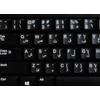 Arabic Self-Adheisive Keyboard Stickers White Letters