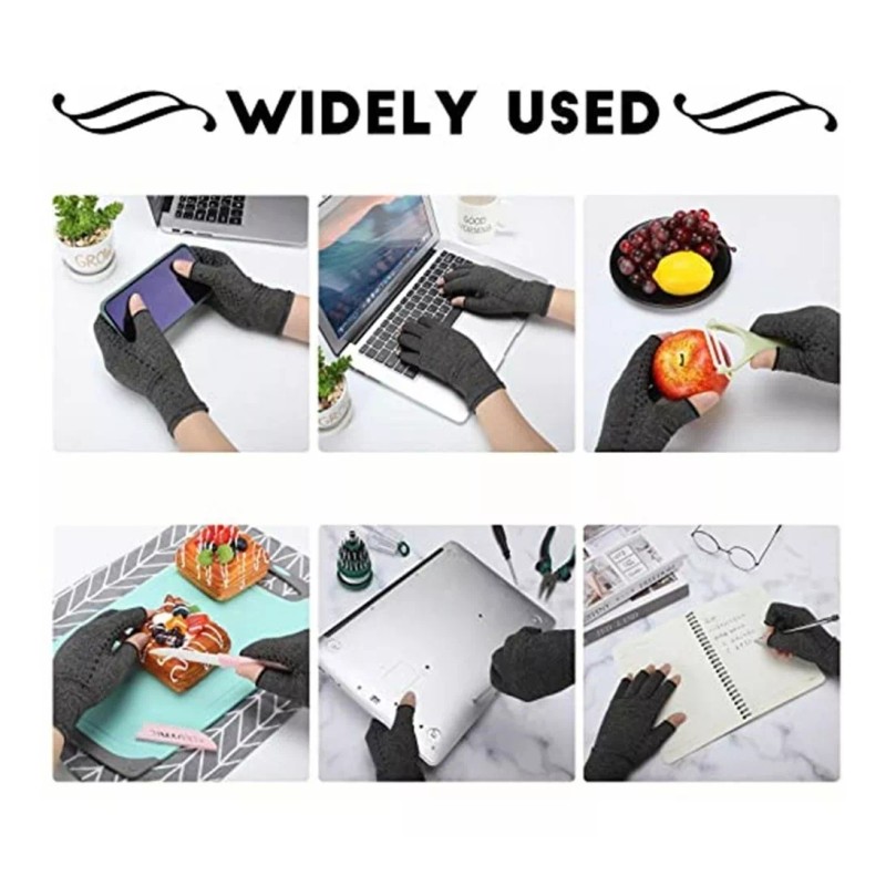 KW Guantes Artritis Reumatoide Térmicos Compresión Alivia Dolor