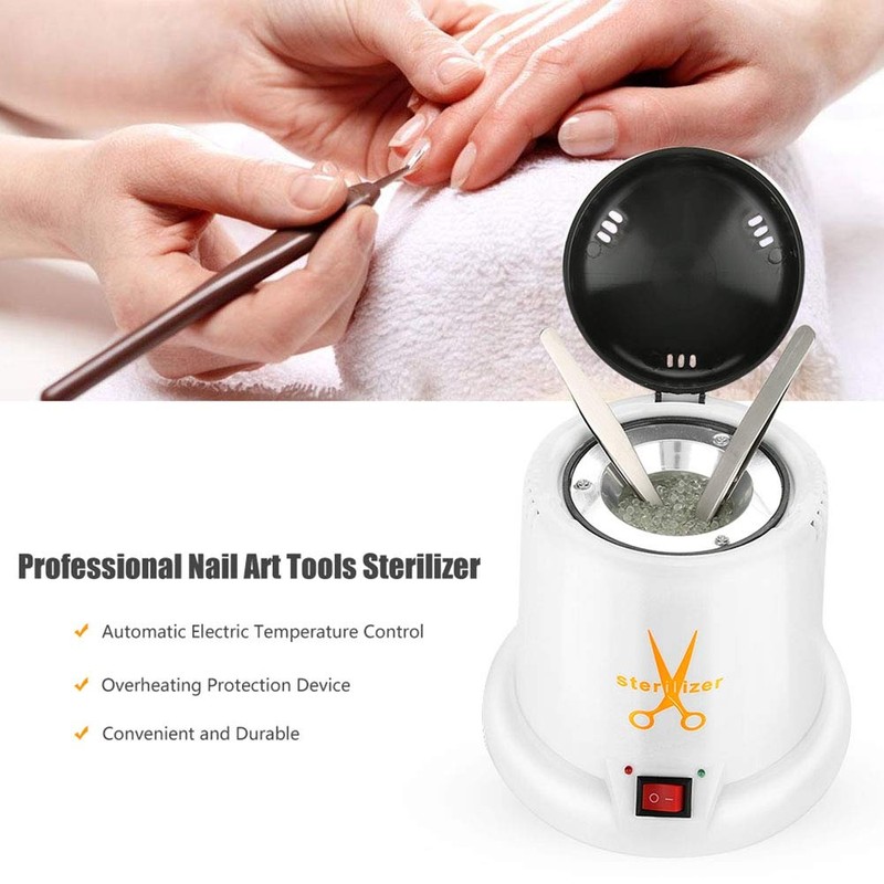 Metal Tool Steriliser, Nail Art Tools Steriliser Nail Cleaning Tools