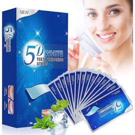 Tiras Blanqueadoras Dientes White White-Strips Blanqueador de Dientes Blanqueamiento Dental Teeth Whitening Strips - 7 Sesiones Blanqueador Dental 14 Piezas