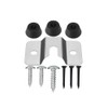 Lohill 2 Sets Dartboard Holder Wall Hanging Bracket Set Screws