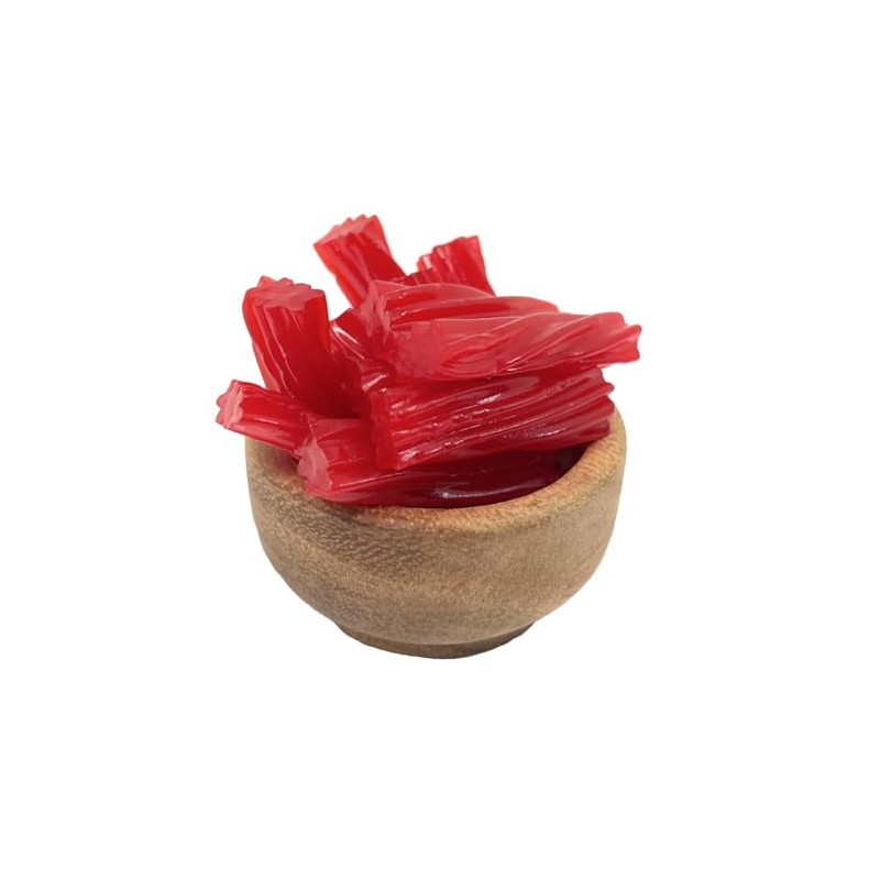 YANKEETRADERS Mini Cherry Licorice Twists, 2 Pounds
