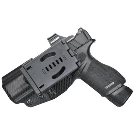 OWB Concealment IDPA - Outside The Waistband Holster - fits Springfield Echelon 4.0C (Carbon Fiber, Right)