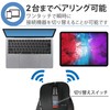 Elecom M-XGM15BBBK Wireless Mouse, Bluetooth EX-G, Grip Extreme, 5 Buttons,