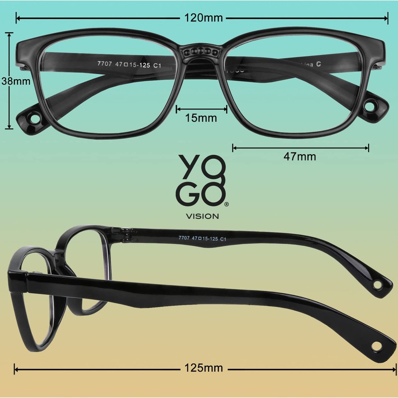 Gafas de bloqueo de luz azul para niños, protección UV,