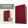 NLT Thinline Reference Holy Bible (Red Letter, LeatherLike, Aurora Cranberry,