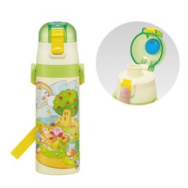 Skater SDC4 Children's Stainless Steel Water Bottle, Direct Drinking, 16.5 fl oz (470 ml), Lightweight Type, For Children, Kirby, Picnic, Cold Insulation, Sports Bottle, For Kids