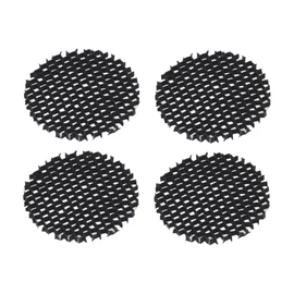 Gardenreet Aluminum Hexagonal Louver Lens for MR16 Bulb - Low Voltage Landscape Lighting Spotlight, Well Light, Down Light - Reducing Brightness and Side Glare (4 Pack)