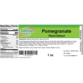 Pomegranate Flavor Extract (1 oz, ZIN: 528024)