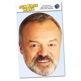 Party People 1 x Graham Norton - Celebrity Face Mask - Ready To Wear - Graham N