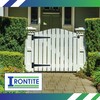 IRONTITE® Black Garden Gate Fitting Kit 12", Gate Hinges &
