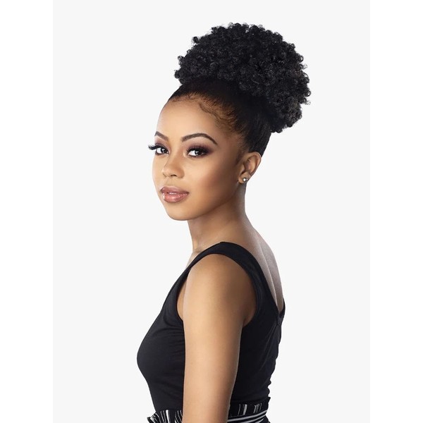 Sensationnel Instant Pony Half Wig AFRO PUFF LARGE - Synthetic pony tail and updo with adjustable drawstring for seamless pony styles - INSTANTPONY AFRO PUFF LARGE (SM2/30)