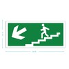 pubblimania Emergency Exit PVC Heavy Duty Outdoor Indoor Exit (29