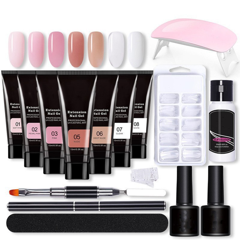 Nail Extension Gel Set Nail Enhancement Extension Kit with Nail