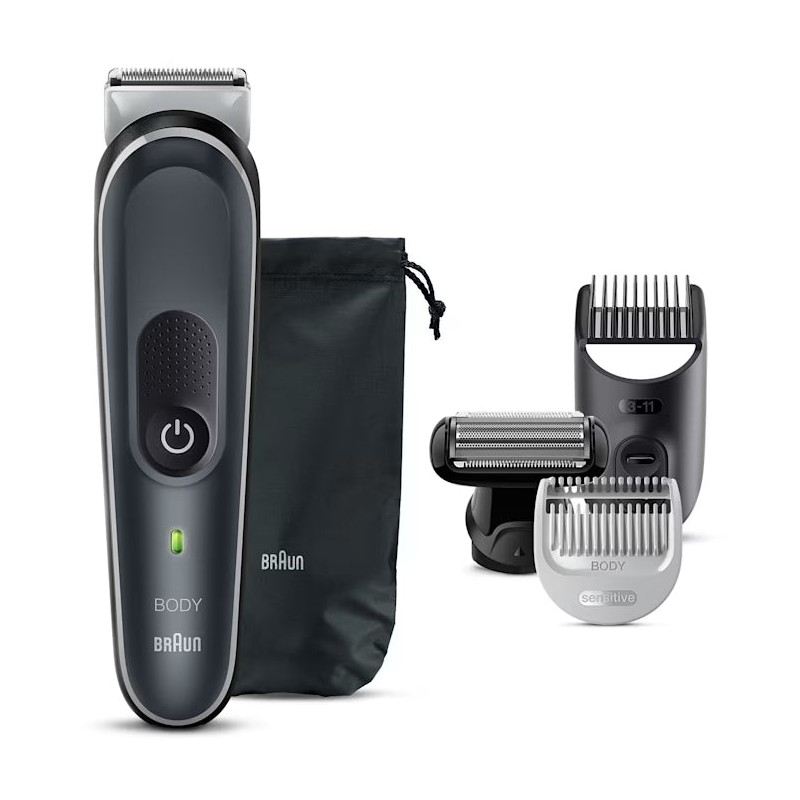 Braun Series 5 Waterproof Body Groomer with 4 Attachments BG5370