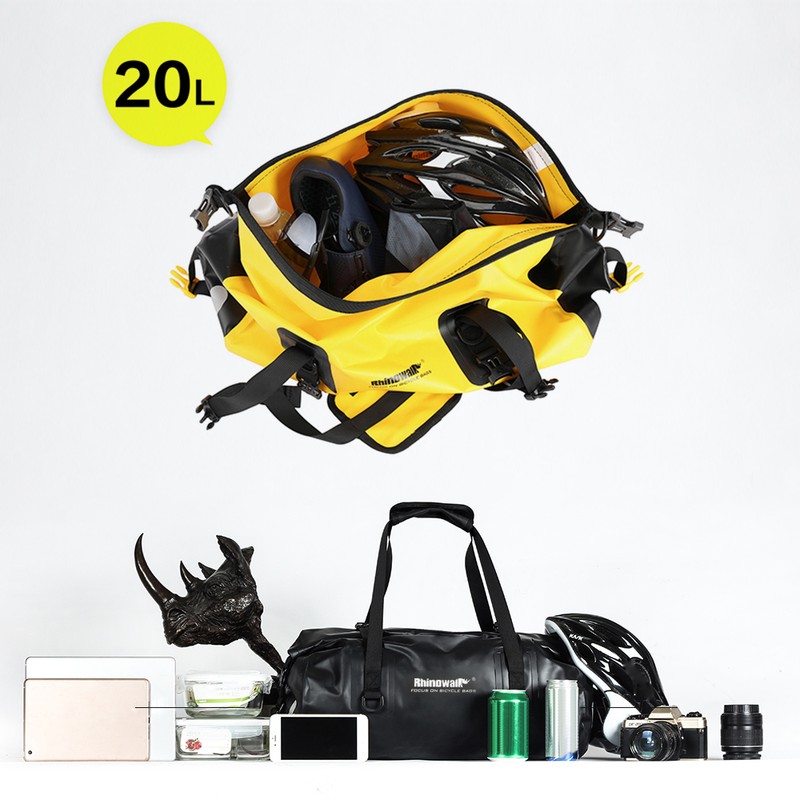 20L Waterproof Duffel Bag Multifunctional Cycle Bicycle Rear Seat Trunk