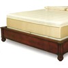 4 in. H x 4-7/8 in. Dia Stained Cherry Solid