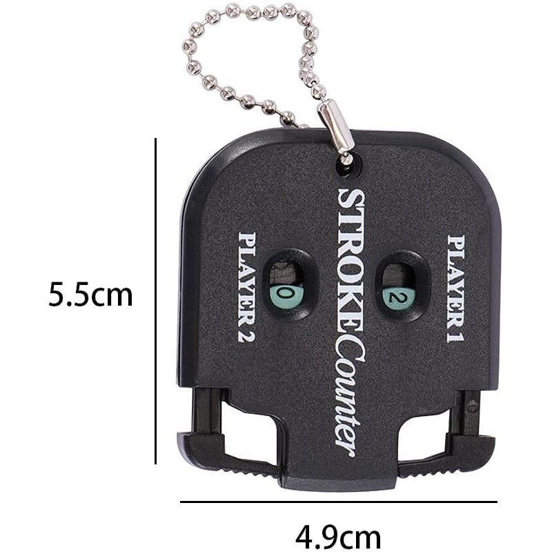 Golf Score Counter, 2 Player Stroke Counter Golf Score Indicator