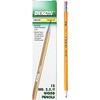 Dixon Oriole Woodcase Pencil, #2.5/F Medium Fine, Yellow Barrel, 12-Pack