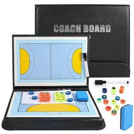 Silkwish Tactics Board Handball, Handball Accessories, Tactics Board Handball with Marker Pen, Magnets, Handball Trainer Tactics Board for Training or Game Analysis
