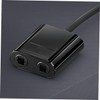 TEHAUX Audio Cable Splitter Optical Fiber Splitter 1-in-2 Output for