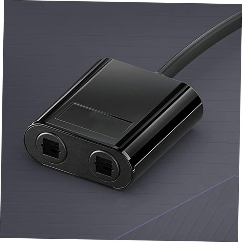 TEHAUX Audio Cable Splitter Optical Fiber Splitter 1-in-2 Output for