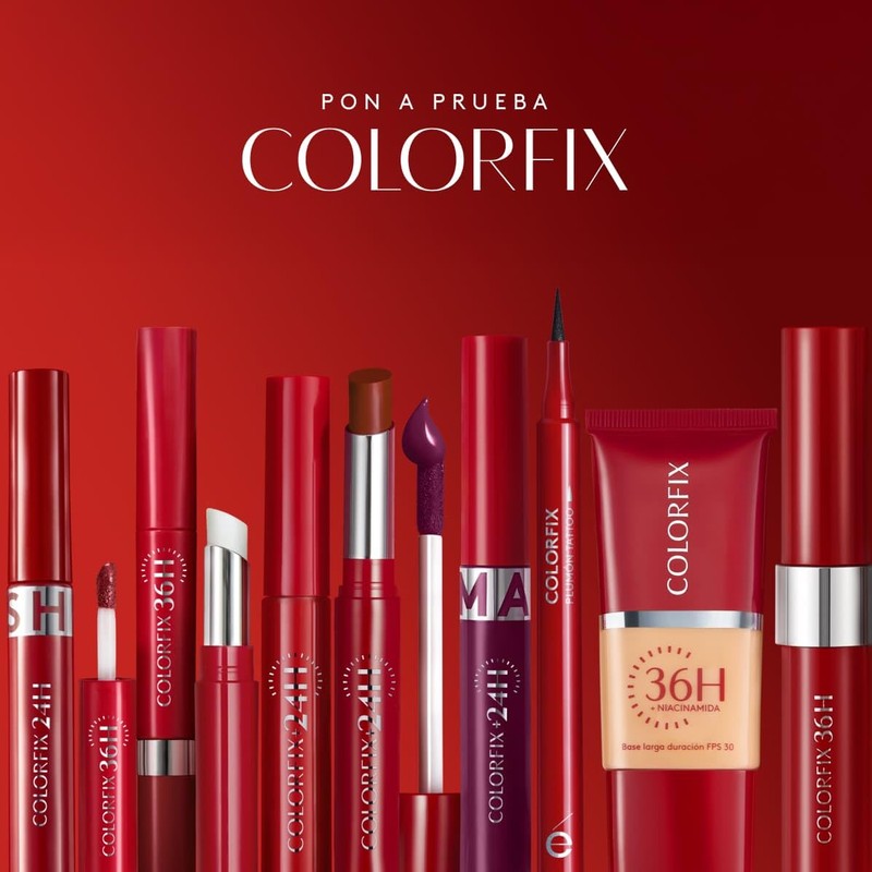 ésika - Labial Colorfix 24h Color Rosa Guerrera 2g, 24