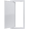 HVAC OV 8 x 16 Inch White Square ABS Plastic