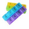 SEIWEI Medication Organizer 28 Compartments Pill Organizer Big Pill Container