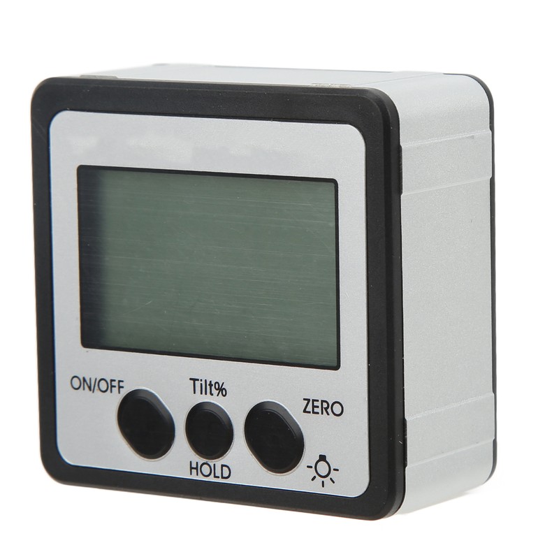 Digital Inclinometer with Backlight Magnetic 4x90° Electronic Protractor IP54 Waterproof
