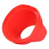 2pcs Car Speaker Waterproof Cover Silica Gel Red Insulation Protective