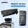 NOVAPARTS Armrest Center Console Lid Cover Black for 2013 2014