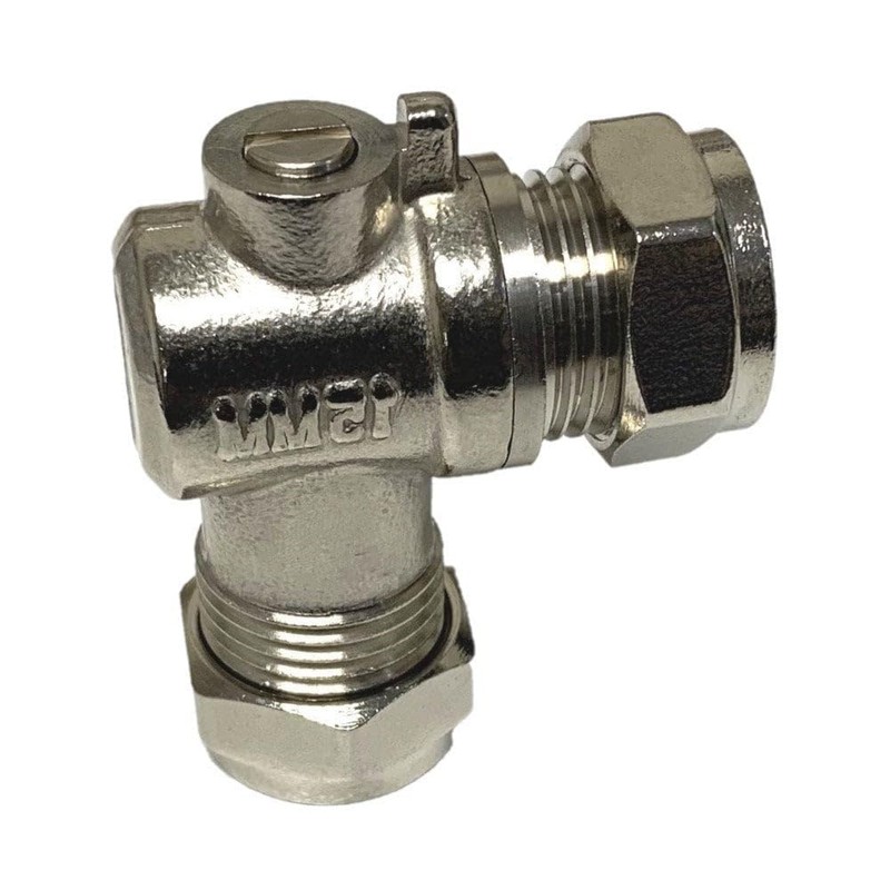 UKDD® 15mm Angle Isolation Ball o fix Valves Elbow Suitable