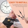 Tanstic 2 Sets Clock Movement Mechanism, Silent Quartz DIY Wall